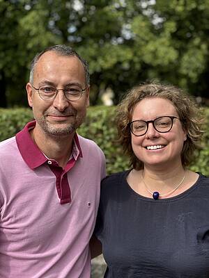 Team der Berufsorientierung: Herr Scheiter und Frau Kring