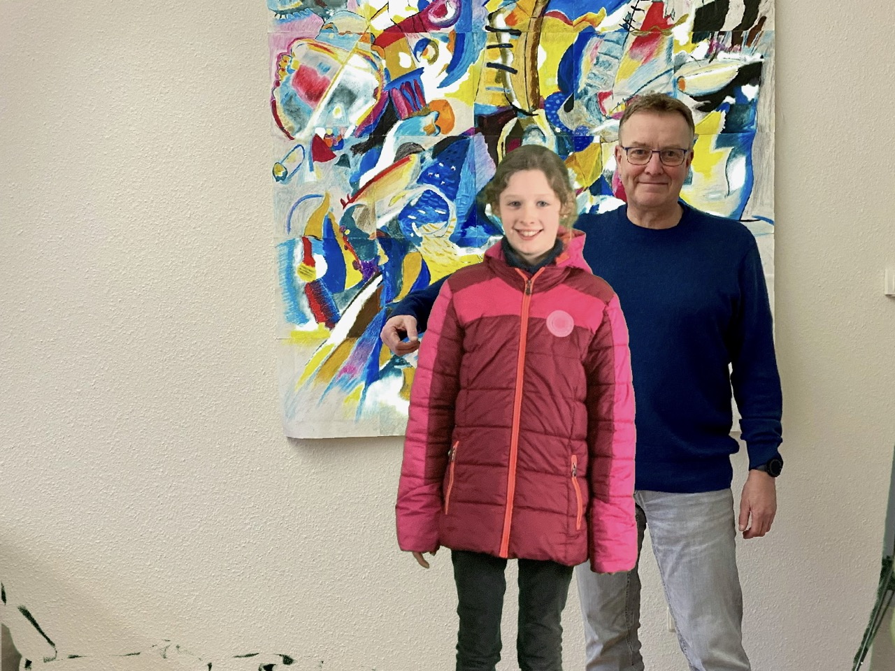 Foto mir dem Schulleiter