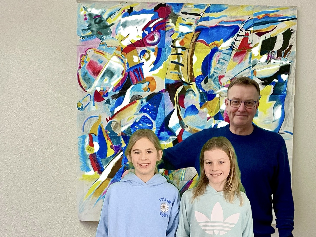 Foto mit dem Schulleiter