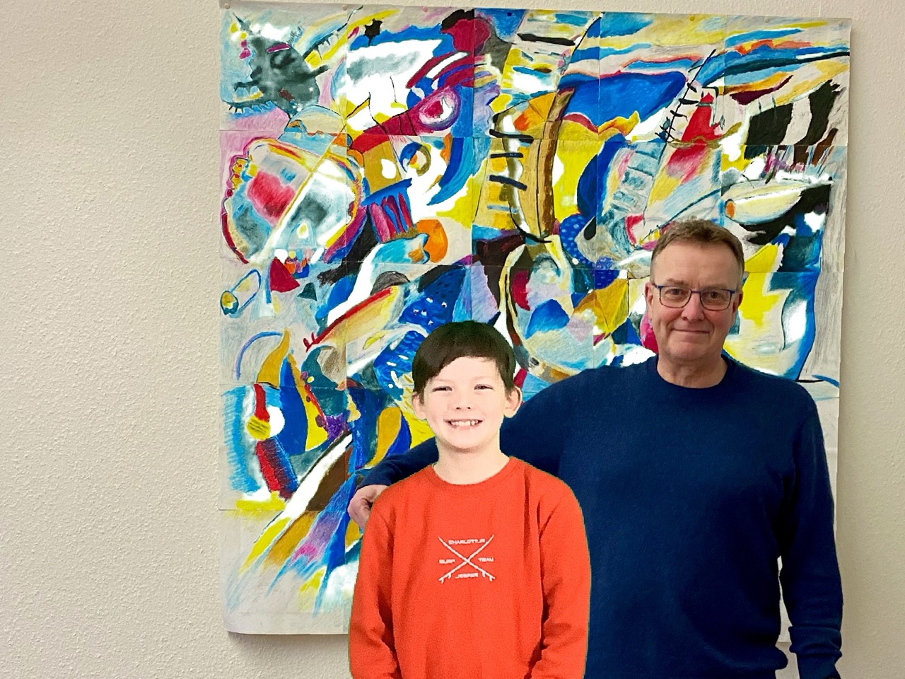 Foto mit dem Schulleiter