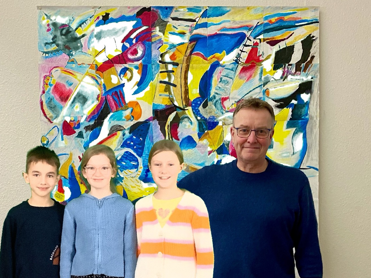 Foto mit dem Schulleiter