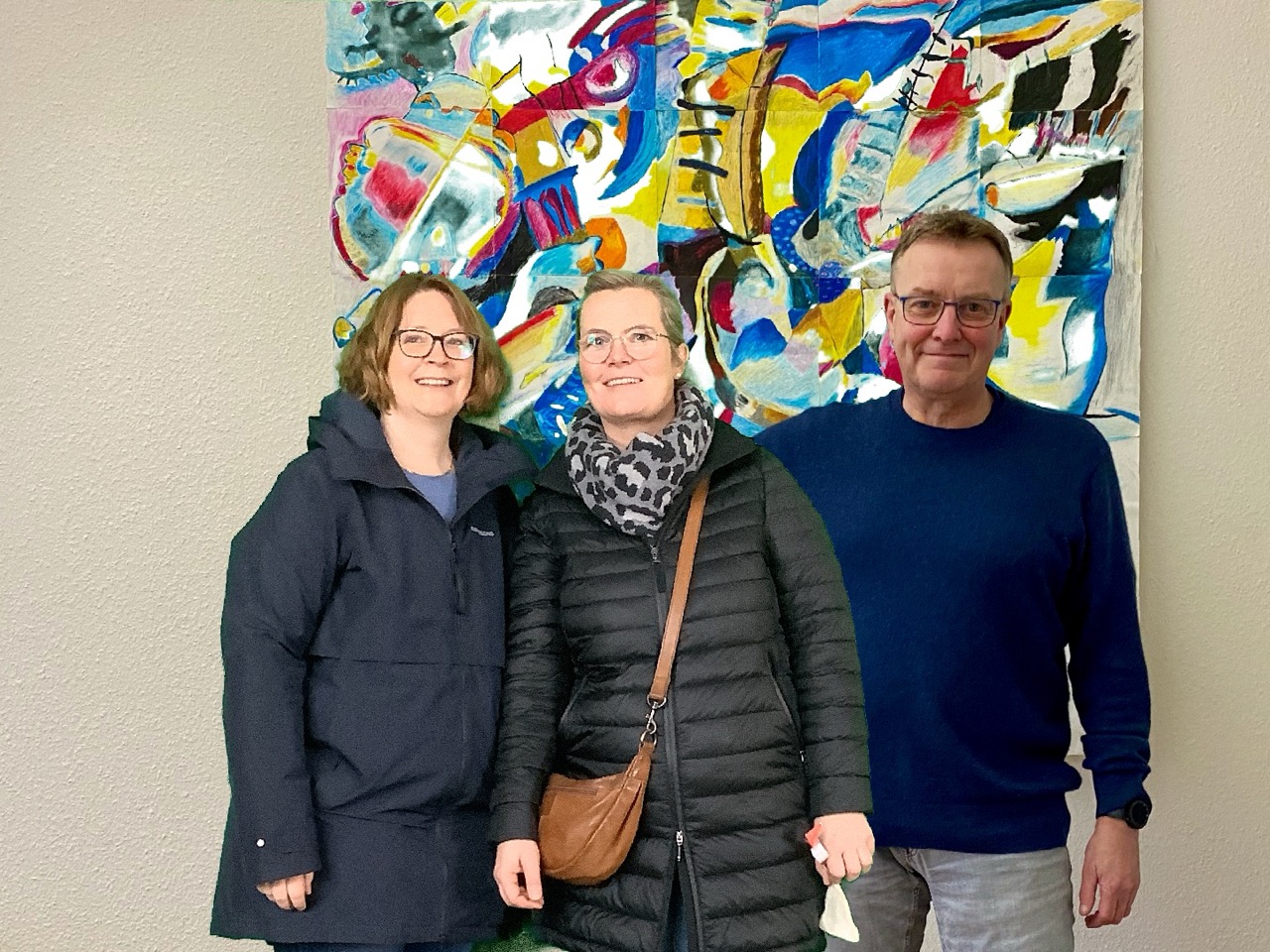 Foto mit dem Schulleiter